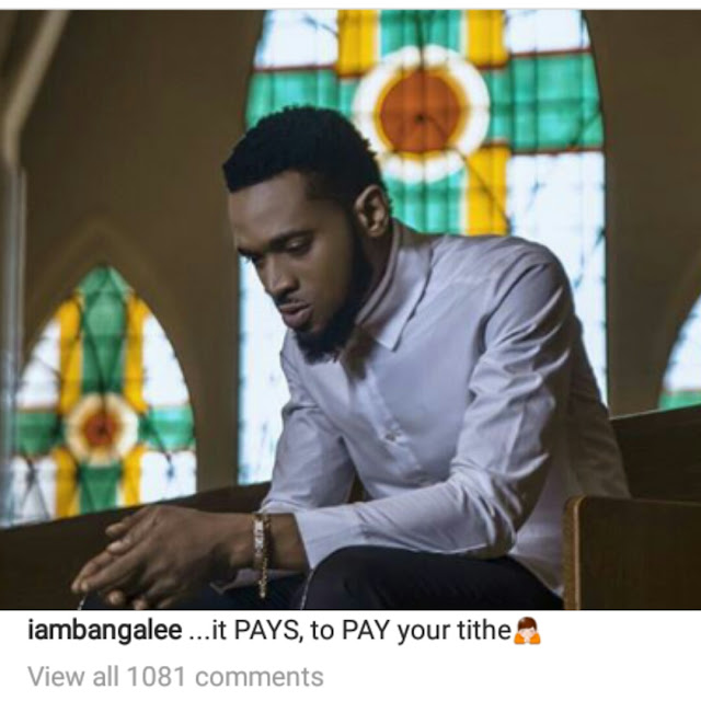 It pays to pay your tithe-Dbanj