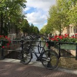 Fotos de Amsterdam, bicicletas, canales y flores