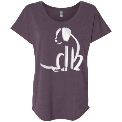 Dog Sketch Ladies’ Slouchy T-Shirt
