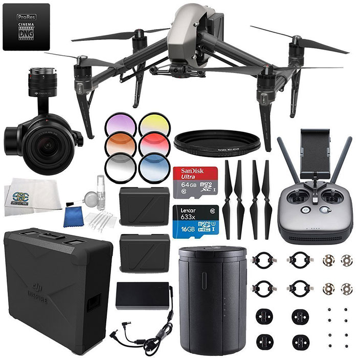 DJI-Inspire-2-Premium-Combo The best drones with camera for cool aerial photography