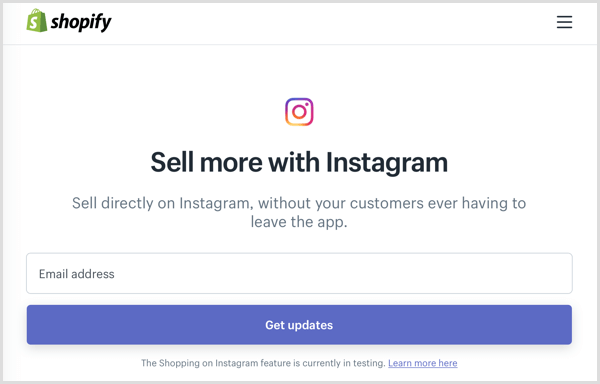 instagram shoppable post shopify beta program sign up