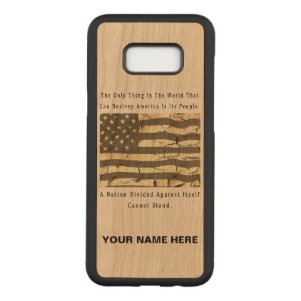 A Nation Divided Carved Samsung Galaxy S8+ Case