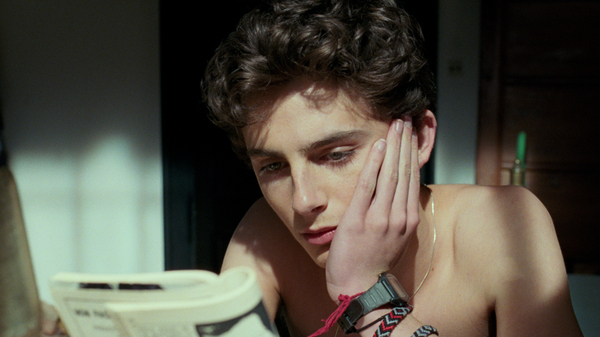 Timothée Chalamet stars as Elio in Call Me By Your Name.