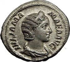 JULIA MAMAEA Severus Alexander Wife Silver Ancient Roman Coin Felicitas  i65409