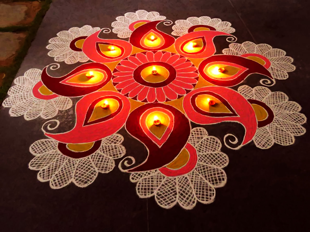 Award Wining Rangoli Design for Diwali