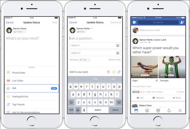 Facebook chính thức cho người dùng sử dụng tính năng tạo poll - 1
