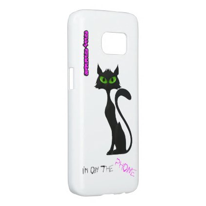 Cool Black Cat Samsung Galaxy S7 Mobile Phone Case