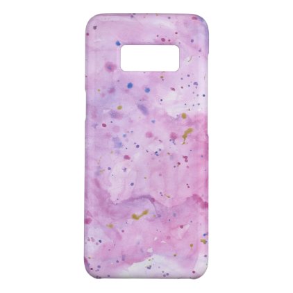 Pink Marble Watercolour Splat Case-Mate Samsung Galaxy S8 Case