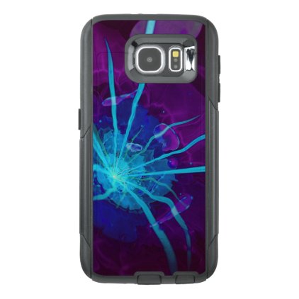 Beautiful Bioluminescent Sea Anemone FractalFlower OtterBox Samsung Galaxy S6 Case
