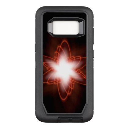 Atomic Red Swirl OtterBox Defender Samsung Galaxy S8 Case