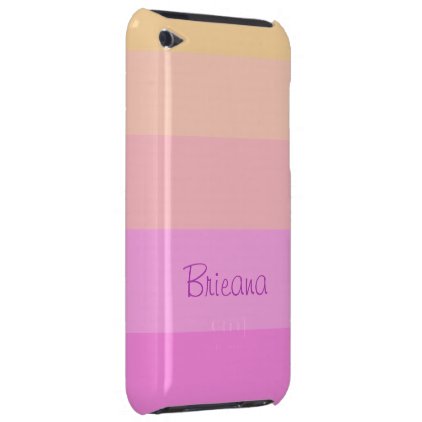 Pastel Stripes | Personalized Barely There iPod Cover
