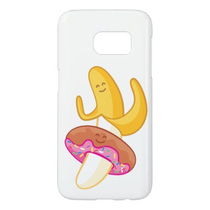 Banana Loves Donut Samsung Galaxy S7 Case
