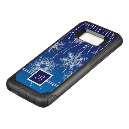 Abstract Snowflakes OtterBox Commuter Samsung Galaxy S8 Case