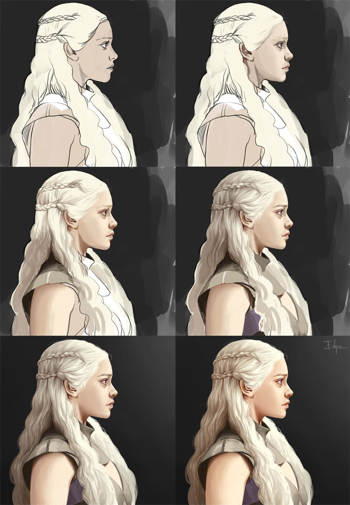 daenerys___digital_painting Digital Painting: Concept Art, Techniques, Tips, and Tutorials