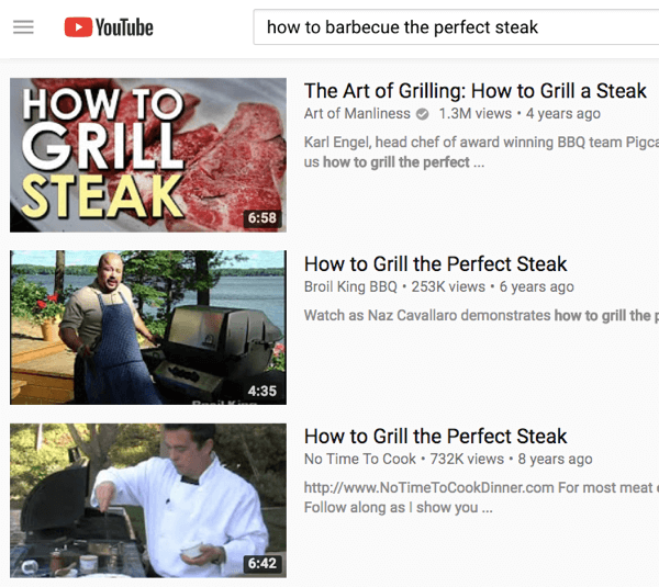 If you have a grilling product, target people through ads on videos that relate to barbecue.
