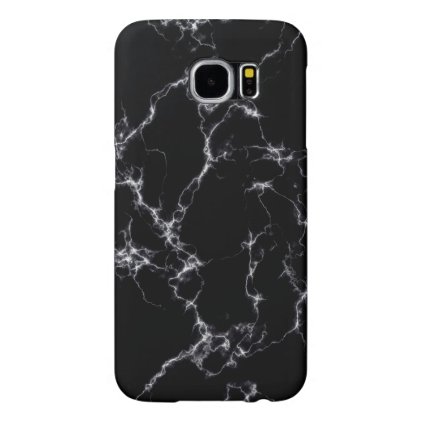 Elegant Marble style4 - Black and White Samsung Galaxy S6 Case