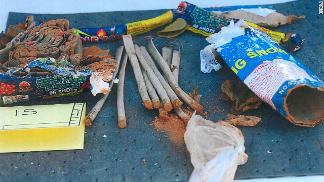 Phillipos, Tazhayakov and Kadyrbayev are accused of removing items from Tsarnaev's dorm room after the April 15 bombings. The items they took included a backpack containing fireworks that had been "opened and emptied of powder," according to the affidavit.