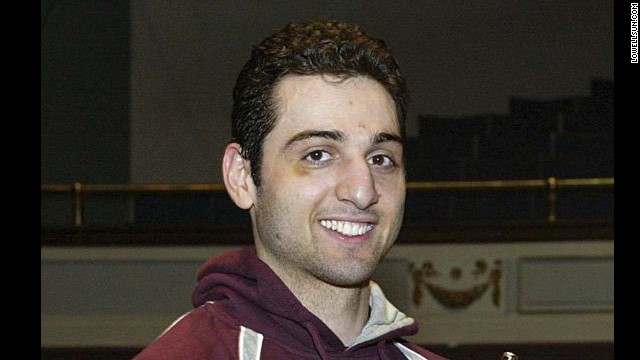 Bombing suspect Tamerlan Tsarnaev was killed during the shootout with police in Watertown, Massachusetts, on April 19, 2013. He is pictured here at the 2010 New England Golden Gloves.