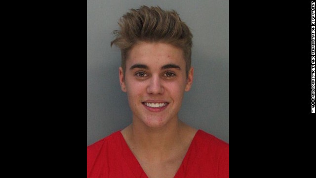 Justin Bieber was charged with drunken driving, resisting arrest and driving without a valid license after police saw the pop star <a href='http://ift.tt/1mwGvYe'>street racing in a yellow Lamborghini </a>in Miami on January 23. "What the f*** did I do?" he asked the officer. "Why did you stop me?" He was booked into a Miami jail after failing a sobriety test. 