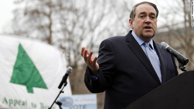 Former Arkansas Gov. Mike Huckabee speaks during a anti-abortion rally at Lafayette Park in Washington on January 22, 2012. "In past years, our rally has gone on for two or three hours and people lost interest," Monahan says. So, instead of boring speeches, the rally this year will feature a live concert by Matt Maher, a Catholic singer-songwriter with a huge following among young Christians.
