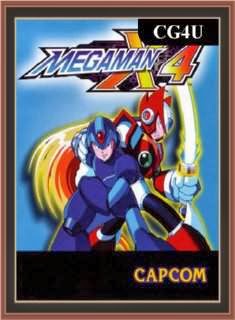 Mega Man X4 Cover, Poster