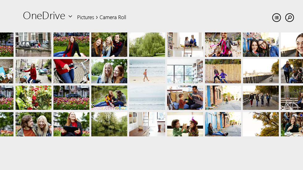 OneDrive on Windows 8 CameraRoll Microsoft SkyDrive becomes OneDrive, gets camera backup for Android, real time co authoring, and easier video sharing