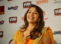 Madhuri Dixit - Nene at ‎BHOPAL‬ today to promoting ‪‎GulaabGang