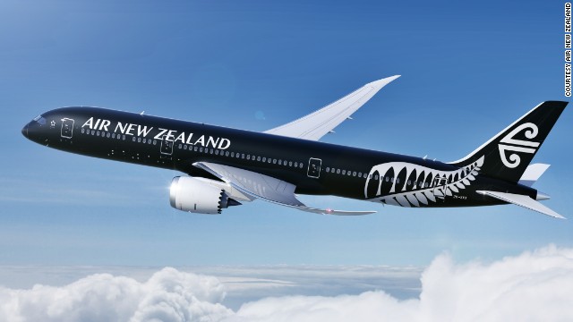 The latest Boeing Dreamliner - the 787-9 model - appears in launch customer Air New Zealand's new livery. The airline will take delivery of the aircraft in October 2014 for use on flights initially between Auckland and Perth and then between Auckland and Tokyo and Auckland and Shanghai. 