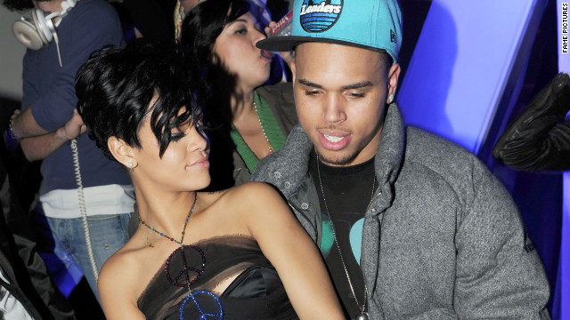 Brown started dating fellow singer Rihanna in 2008, and the pair appeared to be the perfect match. Here, they dance the night away in December of that year. A few months later, Brown was <a href='http://ift.tt/16idQlx'>charged with assaulting her on the eve of the Grammy Awards.</a>