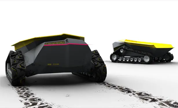 COMB Dumper for Construction Building Industry by Rostyslav Akselrud and Philip Schütz