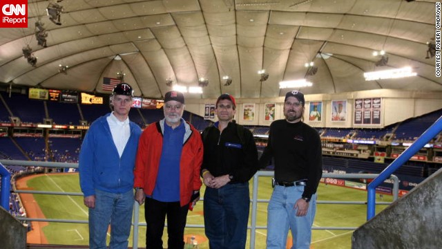 Ondrovic says indoor ballparks go against what baseball is all about. "If I wanted to watch baseball indoors, I would turn on my TV." The Metrodome in Minneapolis opened in 1982 and was home to the American League's Minnesota Twins until 2009. The Minnesota Vikings football team played there through 2013, after which preparation began for demolition.