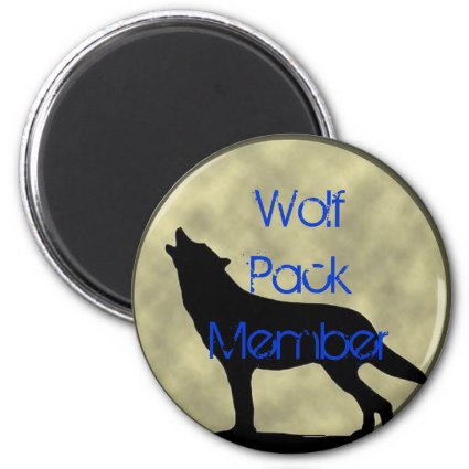 Wolf Pack Member magnet
