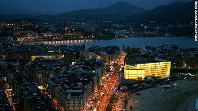 In the Spanish city of San Sebastian, just 20 kilometers south of the border, France's contribution can be seen in the city's neat urban layout and Belle Epoque architecture.