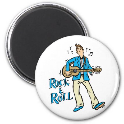 rock n roll guy playing guitar blue.png refrigerator magnet