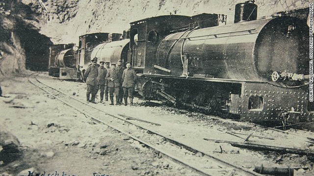 The train was the creation of Belgian entrepreneur George Nagelmackers, with its maiden journey in 1883. It crossed Europe with a final stop in Istanbul, or Constantinople as it was known at the time, opening up the Levant for a new generation of travelers. Here, the train is pictured on its way through Turkey. 