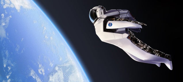 Imagine plunging into Earth&#39;s atmosphere using this re-entry spacesuit