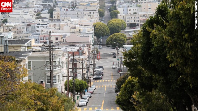 The steep streets and colorful houses of <a href='http://ift.tt/1hGmvjc'>San Francisco</a> are just some of the reasons why someone might leave their heart in the vibrant city. 