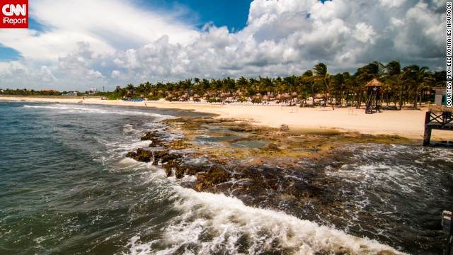 Feeling the winter chill today? Warm up by imagining yourself on the sandy beaches of the <a href='http://ift.tt/1hGmBar'>Riviera Maya</a>.