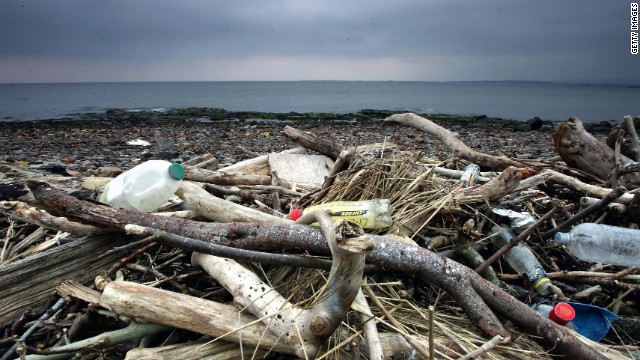 More than 220,000 items of trash were plucked from Britain's beaches during an annual cleanup in 2013.