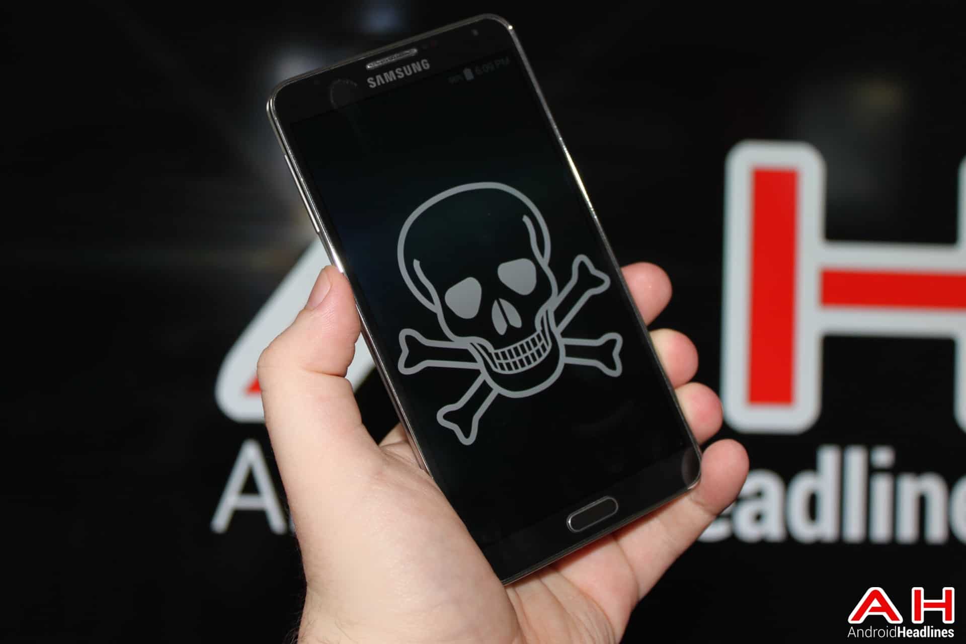 AH Virus Malware Piracy Skull Death Samsung logo 1.0