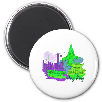 hong kong green 2 city image.png refrigerator magnets
