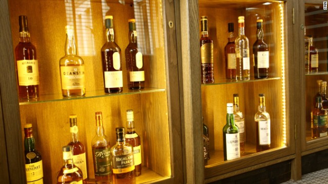 The hotel boasts an extensive drinks cabinet with a wide range of Scottish whisky on offer.