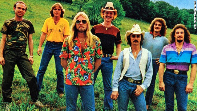 Out standing in their field, the Allman Brothers Band's "Ramblin' Man" includes a line about being born in the back seat of Greyhound Bus and one of the most memorable guitar solos in rock history.
