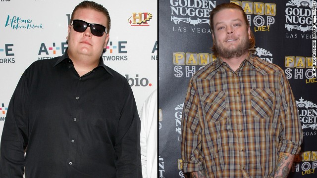 Corey Harrison from the hit reality show "Pawn Stars" once tipped the scales at more than 400 pounds. He<a href='http://ift.tt/1sI7Efv' target='_blank'> told People magazine</a> he shed weight through surgery and exercise. 