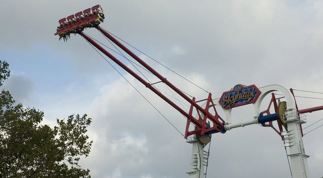 Cable Snaps on 60 MPH Amusement Park Ride