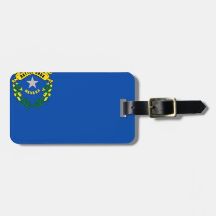 Nevada State Flag Tags For Luggage