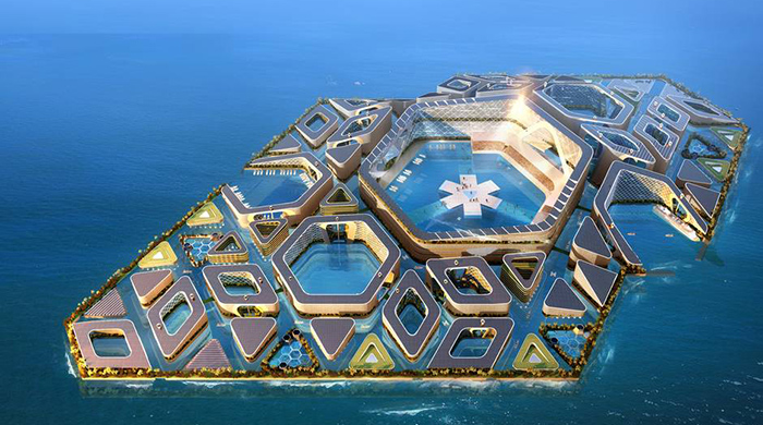 На побережье Китая будет возведен "Плавающий город"