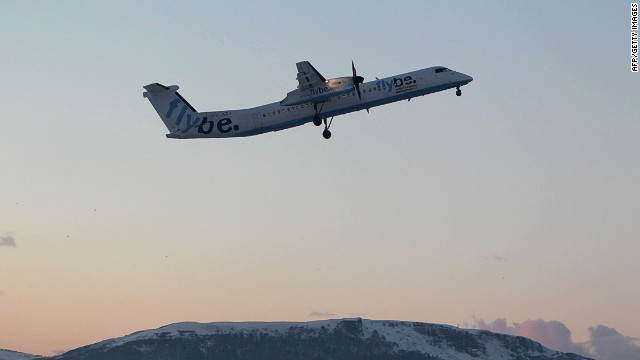 The incident involved a Flybe airline turboprop plane taking off from Belfast City Airport.