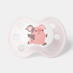 Cute Sporty Cartoon Pig Baby Pacifier Baby Pacifier
