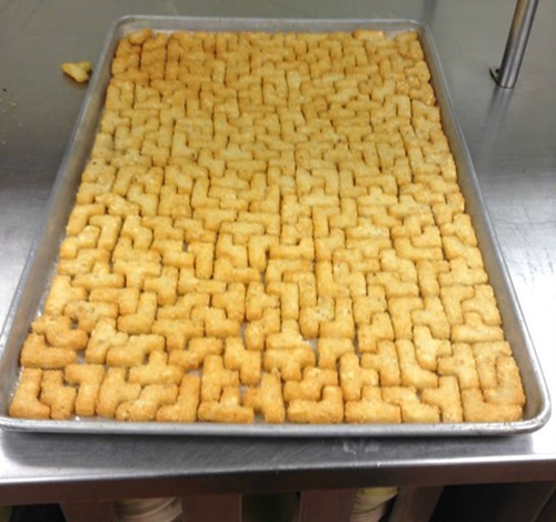 They Call Them "Puzzle Potatoes" but We KNOW They Mean "Tetris-Tots"